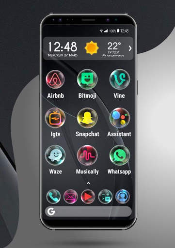 Apolo Crystal - Theme Icon pack Wallpaper 2 تصوير الشاشة