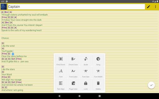 LyricsNote - Guitar Chords & Lyrics in a Notepad скриншот 11