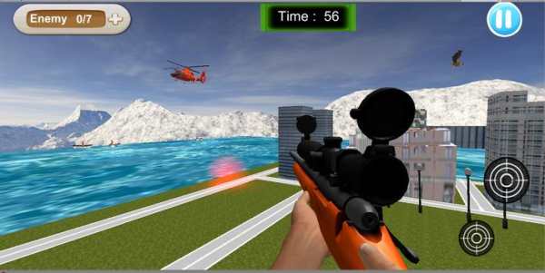 City sniper shooting 3D: City crime FPS game स्क्रीनशॉट 1