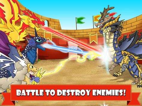Dragon Battle: Dragons fighting game screenshot 2