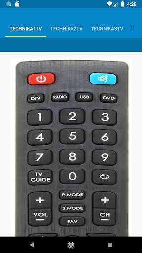 Technika TV Remote Control 4 تصوير الشاشة
