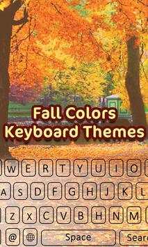 Keyboard Themes - Fall Colors screenshot 1