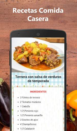 Recetas de comida casera fácil screenshot 3