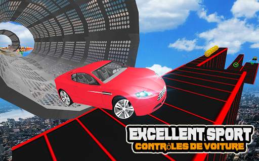 Mega Car ramp jeu de course screenshot 2
