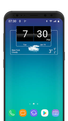 3D Flip Clock Theme Pack 06 screenshot 2