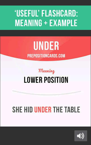 Prepositions Cards: Learn English Prepositions screenshot 7