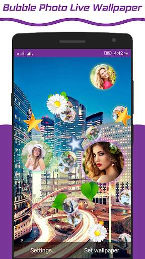 Bubble Photo Live Wallpaper screenshot 5