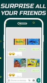 Stickers Sponge Boy for WhatsApp (WaStickers App) screenshot 5