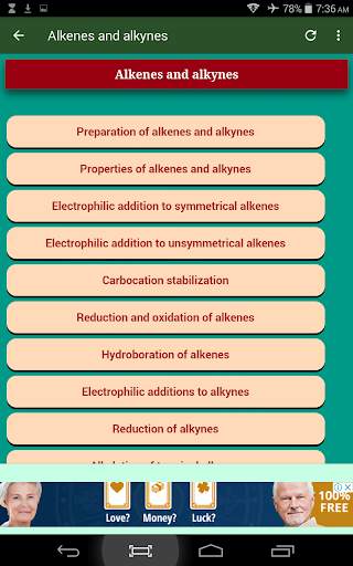 Organic Chemistry 4 تصوير الشاشة