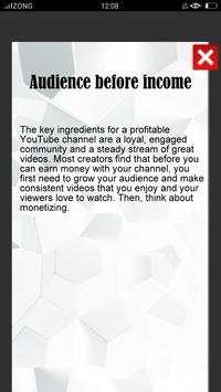 Learn to earn from Youtube screenshot 1