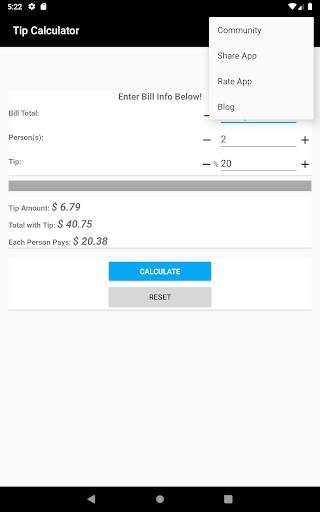 Free Tip Calculator screenshot 7
