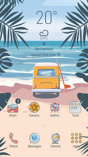 Time For Travel Theme screenshot 4
