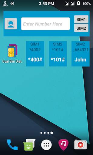 Dual Sim Dialer and Widget screenshot 2