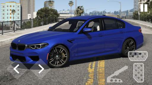 Stunt BMW M5 Parking Simulator screenshot 2