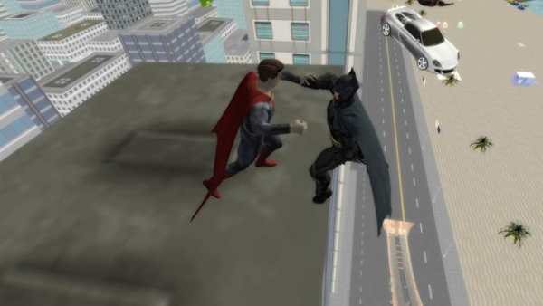 Hero Spiderman and Superman Car Game screenshot 5
