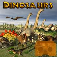 Dinosaurs VR Cardboard Jurassic World logo