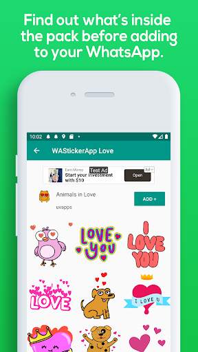 🥰 Love Stickers for Whatsapp - WAStickerApps ❤️🌈 screenshot 3