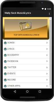 Wally Seck Music&Lyrics screenshot 1