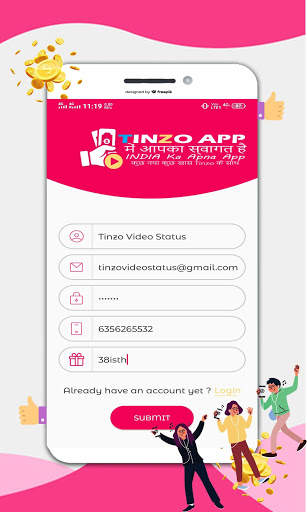 Tinzo Video Status: Earn Money and WA Status Saver screenshot 11