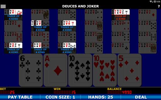 Jumbo Video Poker Free screenshot 13