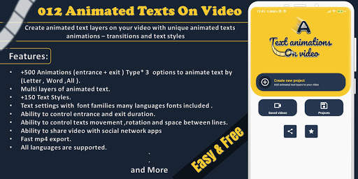 012 Animated text on video : 0 screenshot 1