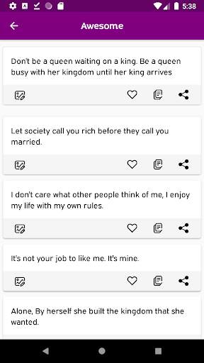 Girl Quotes screenshot 2