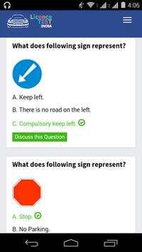 India Driving Licence Test screenshot 2