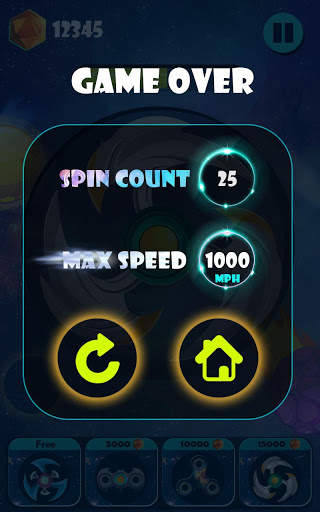 Fidget Spinner : Space Simulator screenshot 8