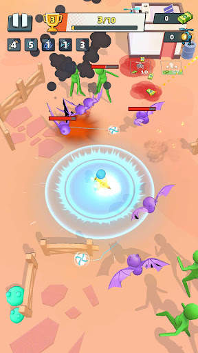 Stickman Defence: Zombie Games screenshot 4