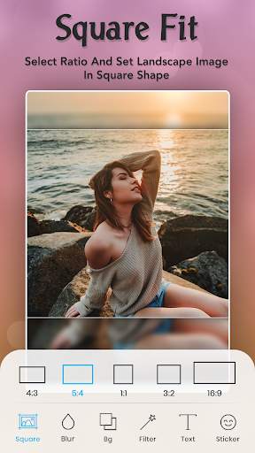 Square Fit Photo Editor - No Crop Pic Editor screenshot 1