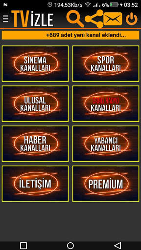Canlı TV İzle Mobil - HD screenshot 1