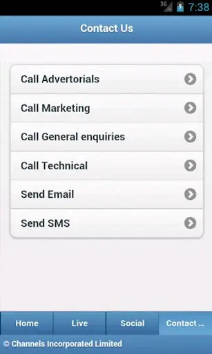 ChannelsTV Mobile for Androids screenshot 7