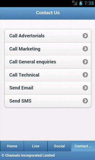 ChannelsTV Mobile for Androids screenshot 7