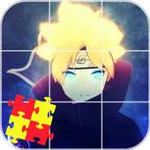 Anime Jigsaw Puzzles Games: Uzumaki Boruto Puzzle logo