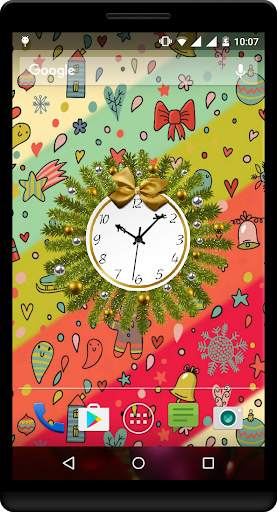 Christmas Clock LIve Wallpaper screenshot 6