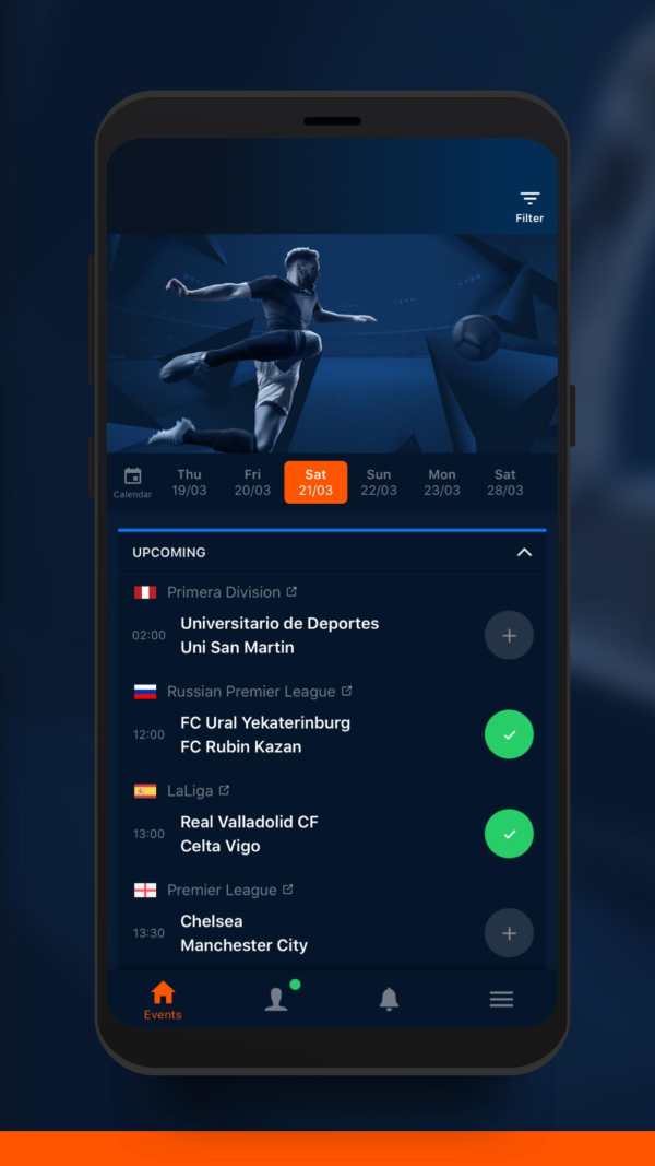 Pinnacle Live Scores screenshot 1