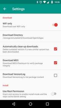 Open GApps screenshot 3