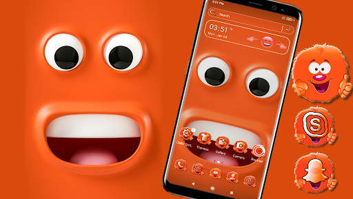 Funny Happy Face Emoji Theme screenshot 1