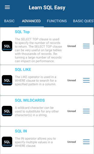SQL Offline Tutorial & Interview Questions screenshot 2