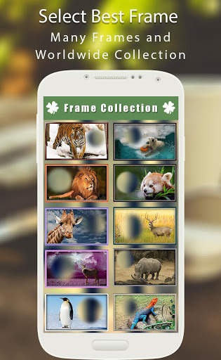 Wild Animal Photo Frames - Collage Editor 3 تصوير الشاشة