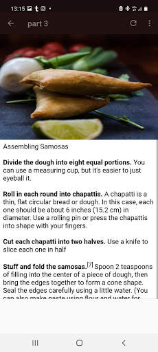 samosa - samosa recipe screenshot 1