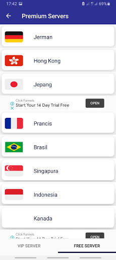 Premium VPN screenshot 2