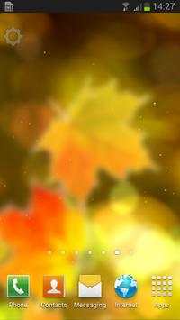 Autumn Bubbles LWP screenshot 2