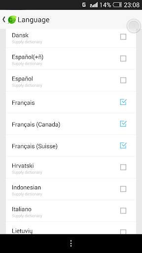 French Language - GO Keyboard screenshot 6