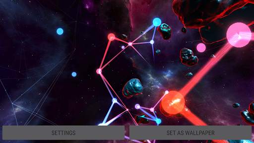 Sci_Fi Particle Plexus 3D Live Wallpaper screenshot 24