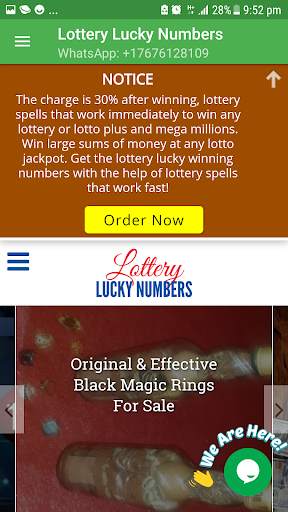 Lottery Lucky Numbers Spells screenshot 2