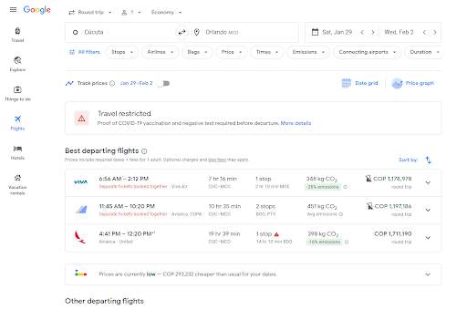 Cheap Flights by Google screenshot 8