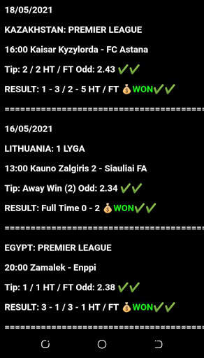 Correct Score Tips screenshot 1