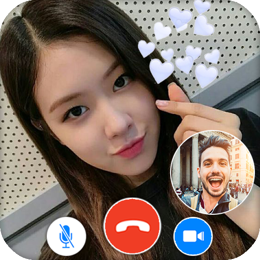 Rose Video Call Blackpink- Video Call Simulation आइकन