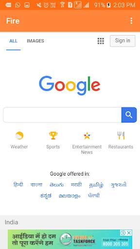 Fire Browser screenshot 2